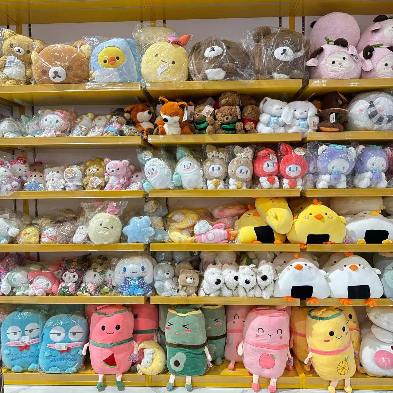 Adorable plush toys collection
